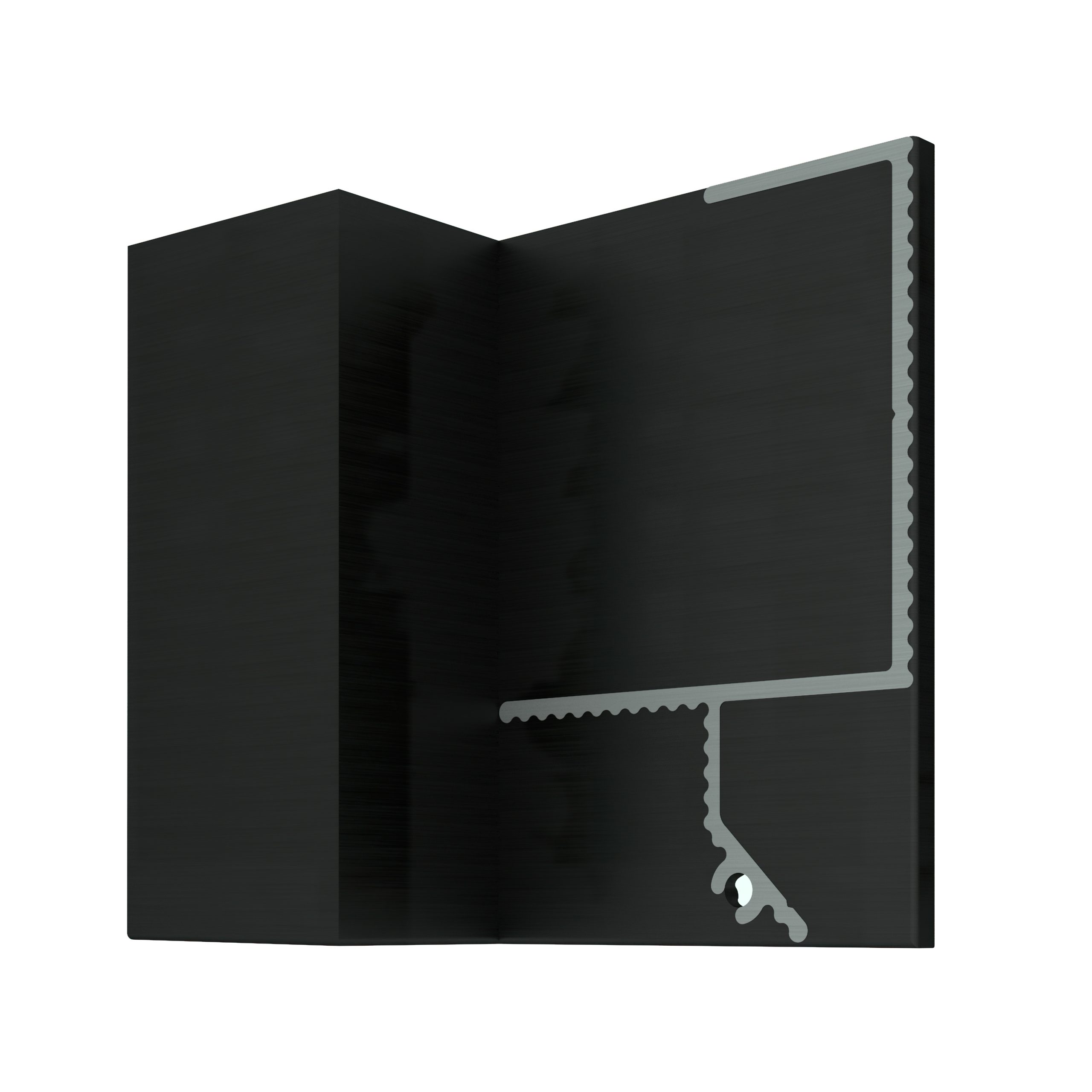 Заглушка для плинтуса Decaro левая Черный EC D005.2L